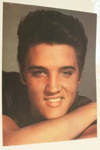 Vintage Elvis Presley Magazine Pinup Young Elvis Smiling - $3.95