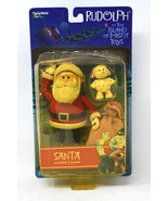 Rudolph The Red Nosed Reindeer Santa Claus And Spotted Elephant Figures - £35.26 GBP