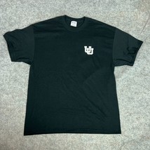 Utah Utes Mens Shirt Extra Large Black Short Sleeve NCAA College Football Top 36 - £14.65 GBP