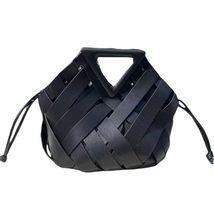 Purses For Women Shoulder Bag Top Handle Bag Cow Leaher Woven Top Satchel Bag Cr - £99.15 GBP