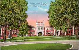 Walter Williams Hall University of Missouri Columbia MO Postcard PC385 - £4.00 GBP