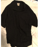 Vintage Rayon Women’s Shirt Black 24W - £11.67 GBP
