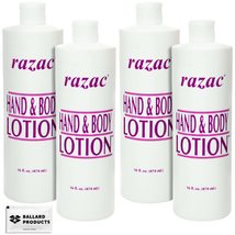 Razac Hand &amp; Body Lotion, Pack of 4 - Moisturizing for Dry Skin - Unisex... - $38.61