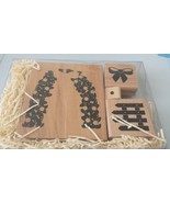 CTMH Close To My Heart Secret Garden Trellis Stamp set of 4 wood-mounted stamps - $4.99