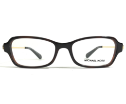 Michael Kors Eyeglasses Frames MK8023 3135 Abela V Brown Gold Square 52-17-135 - £36.81 GBP