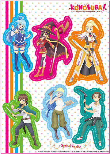 Primary image for KonoSuba Characters Sticker Set Anime Licensed NEW