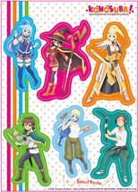 KonoSuba Characters Sticker Set Anime Licensed NEW - £6.10 GBP