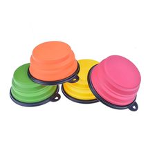 Friendly Foldable Dog Bowls for Food 4 Portable Collapsible Pet Bowls-Tr... - $25.99