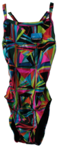 Speedo Women&#39;s Color Shards Flyback One Piece Swimsuit, Multicolor - Size 30 - £35.04 GBP