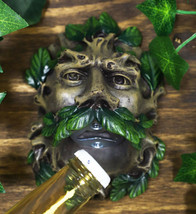 Ebros Tree Spirit Celtic Greenman Wrapped In Leaf Foliage Beer Bottle Op... - $30.99