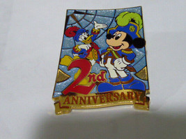 Disney Trading Pins 25039 TDR - Mickey &amp; Donald - Blue - 2nd Anniversary Gif - £7.48 GBP