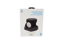 AT&amp;T POWER DRUM WIRELESS CHARGER + APPLE WATCH POWER BANK W/ BOX - £10.97 GBP