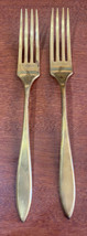 Vintage Dirigold Dirilyte Goldware Regal Flatware Silverware 7.5” Dinner Fork - £8.90 GBP