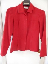 Dana Buchman Jacket / Blazer Size 2 100% Merino Wool New - £8.31 GBP