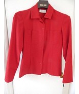 Dana Buchman Jacket / Blazer Size 2 100% Merino Wool New - $193.86 MXN
