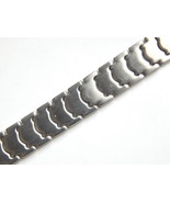 New Stainless Steel Silver Cross Link Mens Bracelet 9 inches in length E... - $9.85