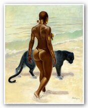 The Protector by Sterling Brown 8"x10" Art Print Poster - $9.85