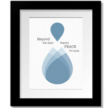 Tears in Heaven by Eric Clapton - Rock Music Song Lyric Print, Canvas or Plaque - £15.42 GBP+