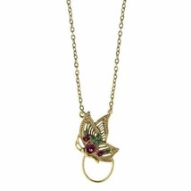 Gold Butterfly Badge Holder Necklace [Jewelry] - $25.74 CAD