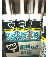 5 QTY DAP Alex Plus 40yr 10FL OZ Acrylic Latex Caulk Silicone all Purpos... - £25.81 GBP
