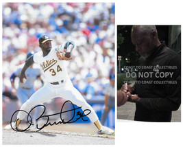 Dave Stewart signed Oakland A&#39;s baseball 8x10 photo COA proof autographed.. - £77.97 GBP