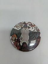 Vintage Wizard And Party Pin Pinback Badge A Minit 2.25&quot; - £12.81 GBP