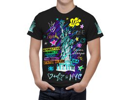 Manhattan T-Shirt Fan Top Gift New Fashion Interest Design  Shirt - $31.99
