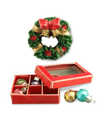 DOLLHOUSE Christmas Decorations 1.896/8 Reutter Balls Wreath Miniature - £13.03 GBP