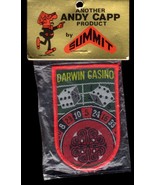 VINTAGE DARWIN CASINO CLOTH PATCH BY SUMMIT NEW RARE - $94.24 MXN