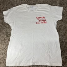 Comair Delta Airlines Raise the Bar White Medium T-shirt - $221.67 MXN