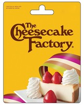 CHEESECAKE FACTORY GIFT CARD 150 100 50 MOM DAD FRIENDS WORK FOOD DELIVE... - $59.99+