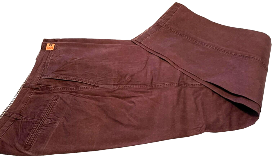 Primary image for Daniel Cremieux Mens Madison Flat Front Twill Chino Pants, Cranberry Size 34x32