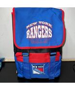Vintage New York Rangers Retreat Backpack Bag Blue NHL Nasco Little America - $709.64 MXN