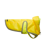 Love Thy Beast Neon Yellow Nylon Rain Jacket with Mesh Lining Size 10 - $49.95