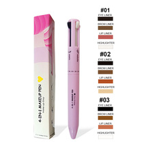  4 In 1 Eyebrow Pencil Waterproof Drawing Eye Brow Long Lasting Easy Color  - $6.00+