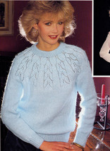 Patons Promise #445 Designs To Knit Vests Family Sweaters Aran Cardigans Lacy  - $4.98