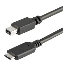 StarTech.com 6ft / 2m USB-C to Mini DisplayPort Cable - 4K 60Hz - Black - USB 3. - £40.41 GBP