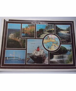 Vintage Scenic Northern Michigan/Miner’s Castle Picture Rock 1 Plastic P... - $2.73 CAD