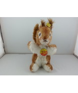 Steiff Ricky Squirrel 2030/20 Ear Button and Chest Name Tag - £117.95 GBP