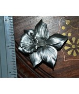 BEAUTIFUL HANDMADE ORCHID BROOCH, SIGNED, ID 296, SEAGULL, CANADA - $752.06 MXN