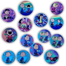 ⭐ LOT of 14 Vintage 1990s POGs Peanuts Snoopy Charlie Brown Lucy Linus Pig Pen - £10.26 GBP