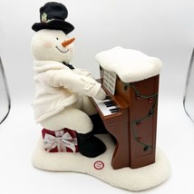 Hallmark Plush 2005 -PIANO SNOWMAN -Jingle Pals - Lights, Music - TESTED... - £23.72 GBP