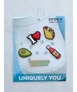 Crocs Shoe Sandal Clog Food Jibbitz Charms Taco Tuesday Sauce Avocado - ... - $10.40