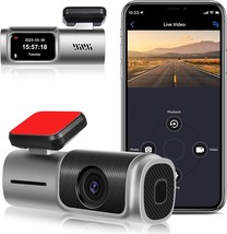 2.5K 1440P Dash Camera for Cars Mini Front Dash Cam with App Control 150 Wide An - £52.75 GBP