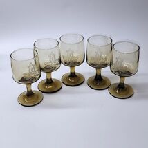 Vintage Pfaltzgraff Village 6-ounce 5.25” Wine Glasses Goblets - MINT Se... - $28.23 CAD