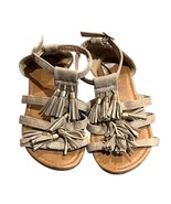 Capelli New York Kids Beige Tassel Strappy Sandals 1Y - $10.65 CAD
