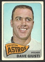 1965 Topps Baseball Card #524 Houston Astros Dave Giusti vg Short Print sp  ! - £1.99 GBP