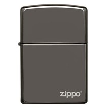 Zippo Windproof Lighter Black Ice Finish w/Zippo LogoClassic Case - £45.00 GBP