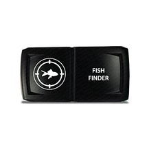 CH4X4 Marine Rocker Switch V2 Fish Finder Symbol 4 - Horizontal - White Led - £12.45 GBP