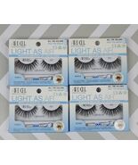 Ardell 4 pks LIGHT AS AIR Weightless Innovation Lashes 523 Eyelashes Black - $272.32 MXN